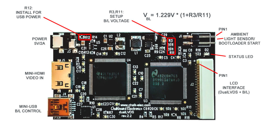 HDMI-dualLVDS converter